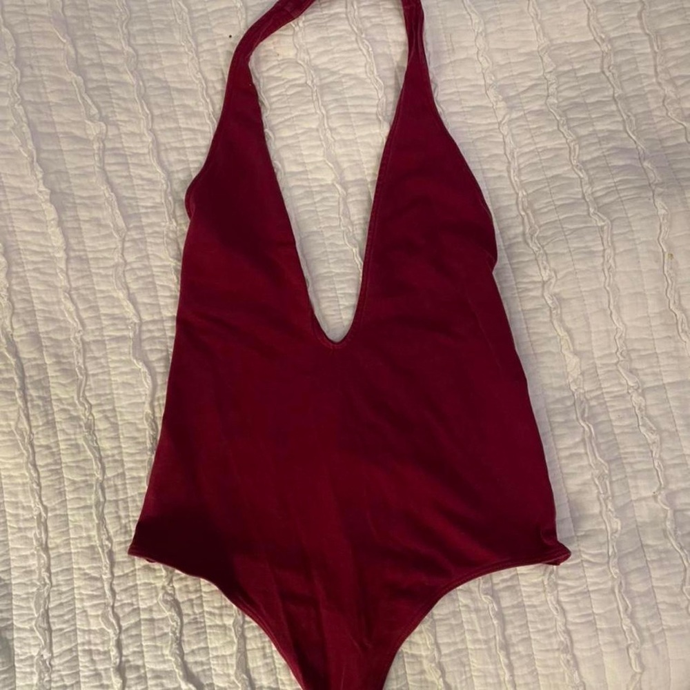Express halter bodysuit